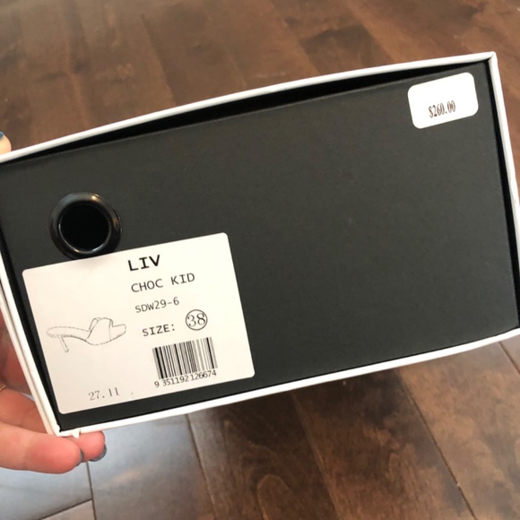 ALIAS MAE chocolate brown heel size 38 - Picture 5 of 7